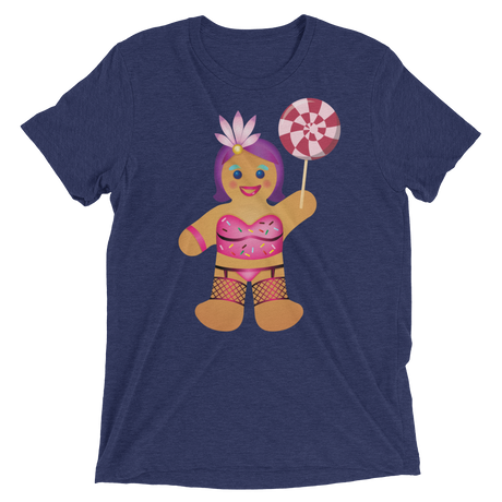 Gingerbread Drag Queen (Retail Triblend)-Triblend T-Shirt-Swish Embassy