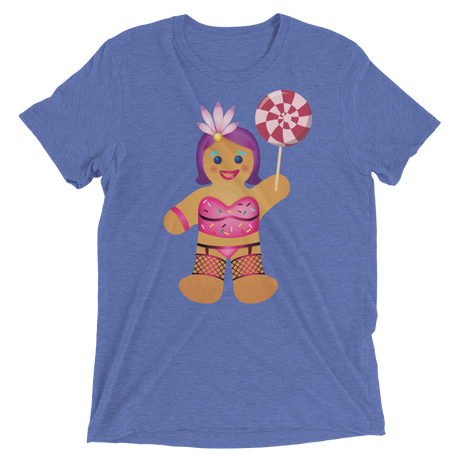 Gingerbread Drag Queen (Retail Triblend)-Triblend T-Shirt-Swish Embassy