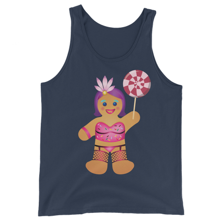 Gingerbread Drag Queen (Tank Top)-Christmas Tanks-Swish Embassy