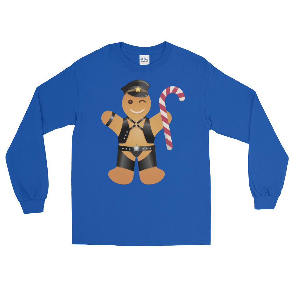 Gingerbread Leather Man (Long Sleeve)-Long Sleeve-Swish Embassy