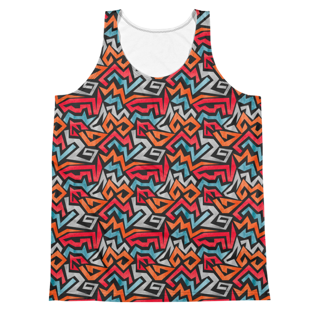 Graffiti (Allover Tank Top)-Allover Tank Top-Swish Embassy