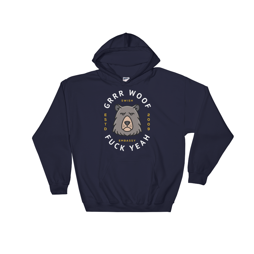 Grrr Woof (Hoodie)-Hoodie-Swish Embassy