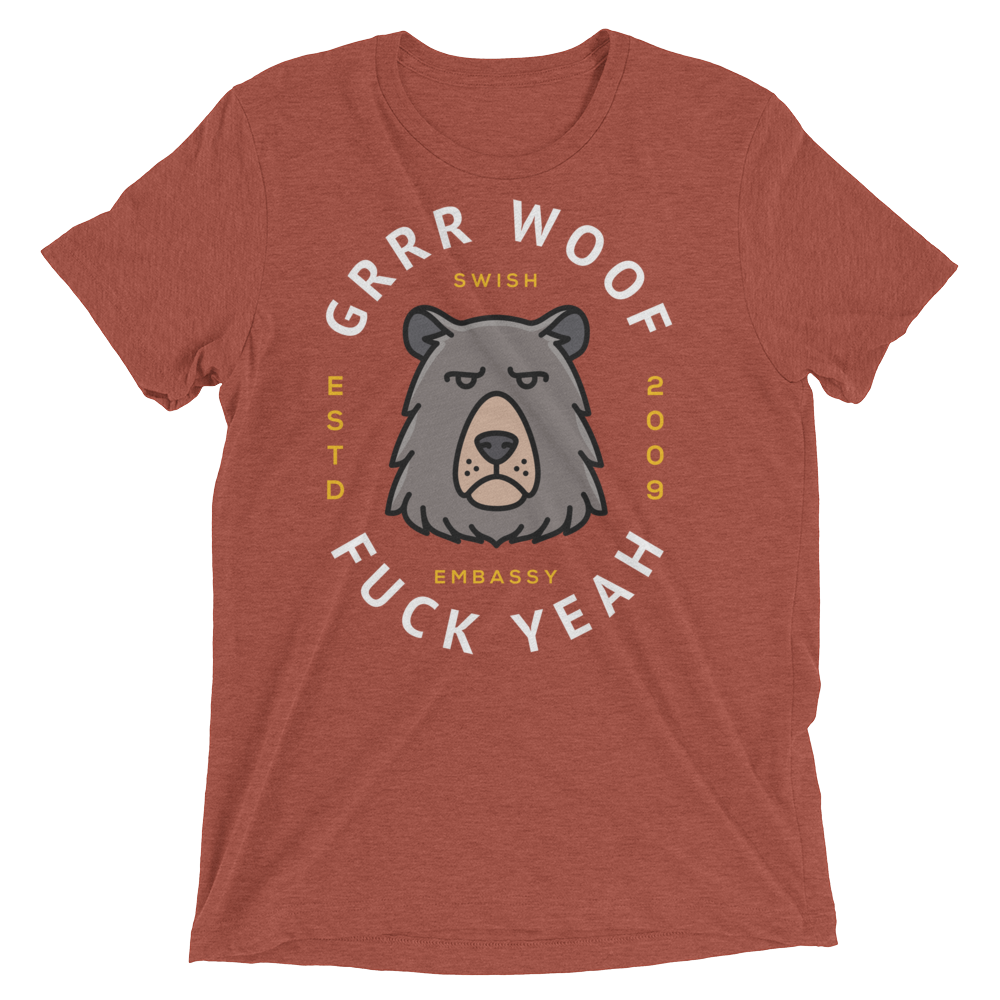 Grrr Woof (Retail Triblend)-Triblend T-Shirt-Swish Embassy