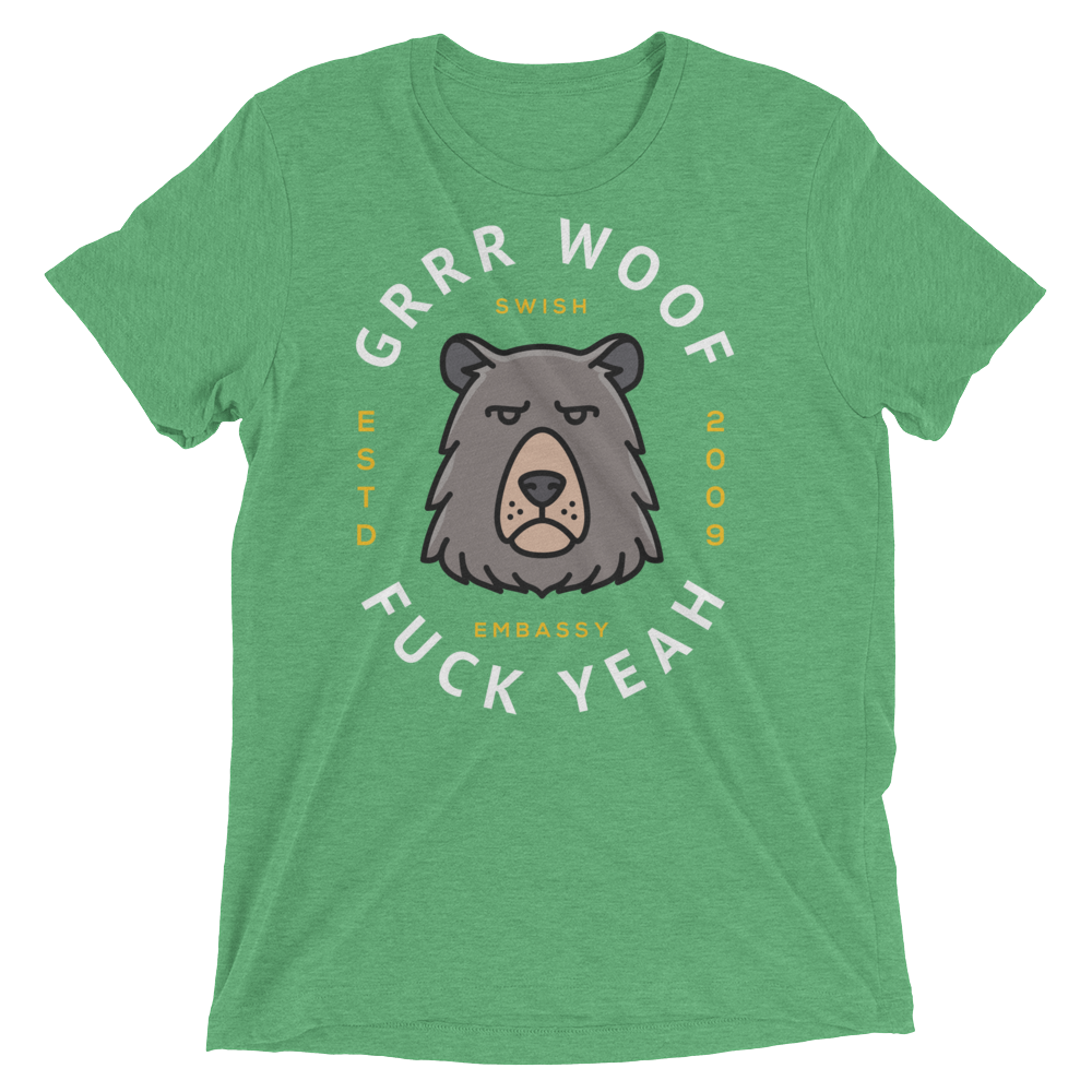 Grrr Woof (Retail Triblend)-Triblend T-Shirt-Swish Embassy