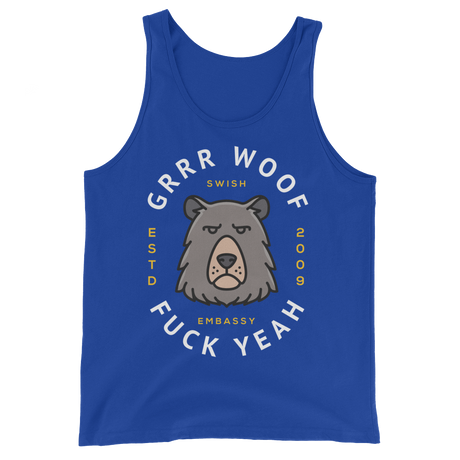 Grrr Woof (Tank Top)-Tank Top-Swish Embassy