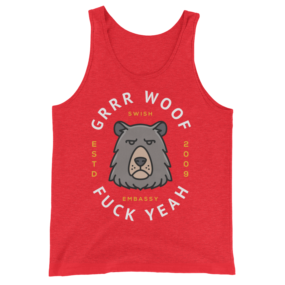 Grrr Woof (Tank Top)-Tank Top-Swish Embassy