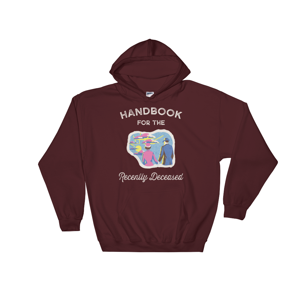 Handbook for the Recently Deceased (Hoodie)-Hoodie-Swish Embassy