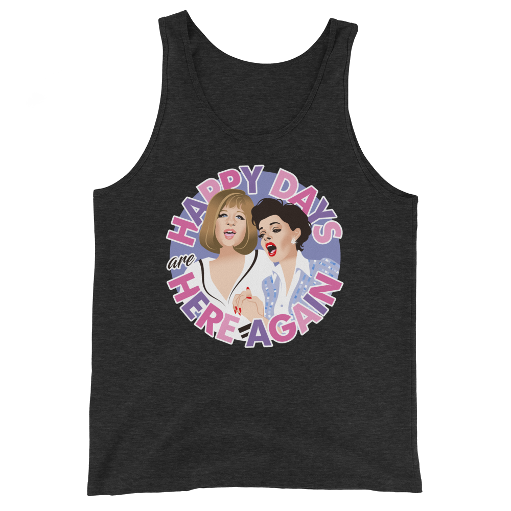 Happy Days Are Here Again (Tank Top)-Tank Top-Swish Embassy