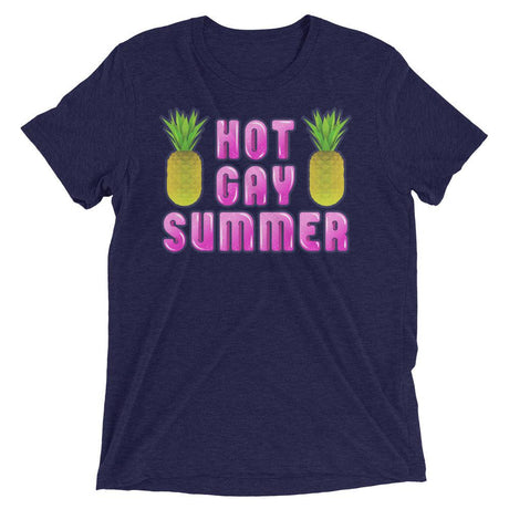 Hot Gay Summer (Retail Triblend)-Triblend T-Shirt-Swish Embassy