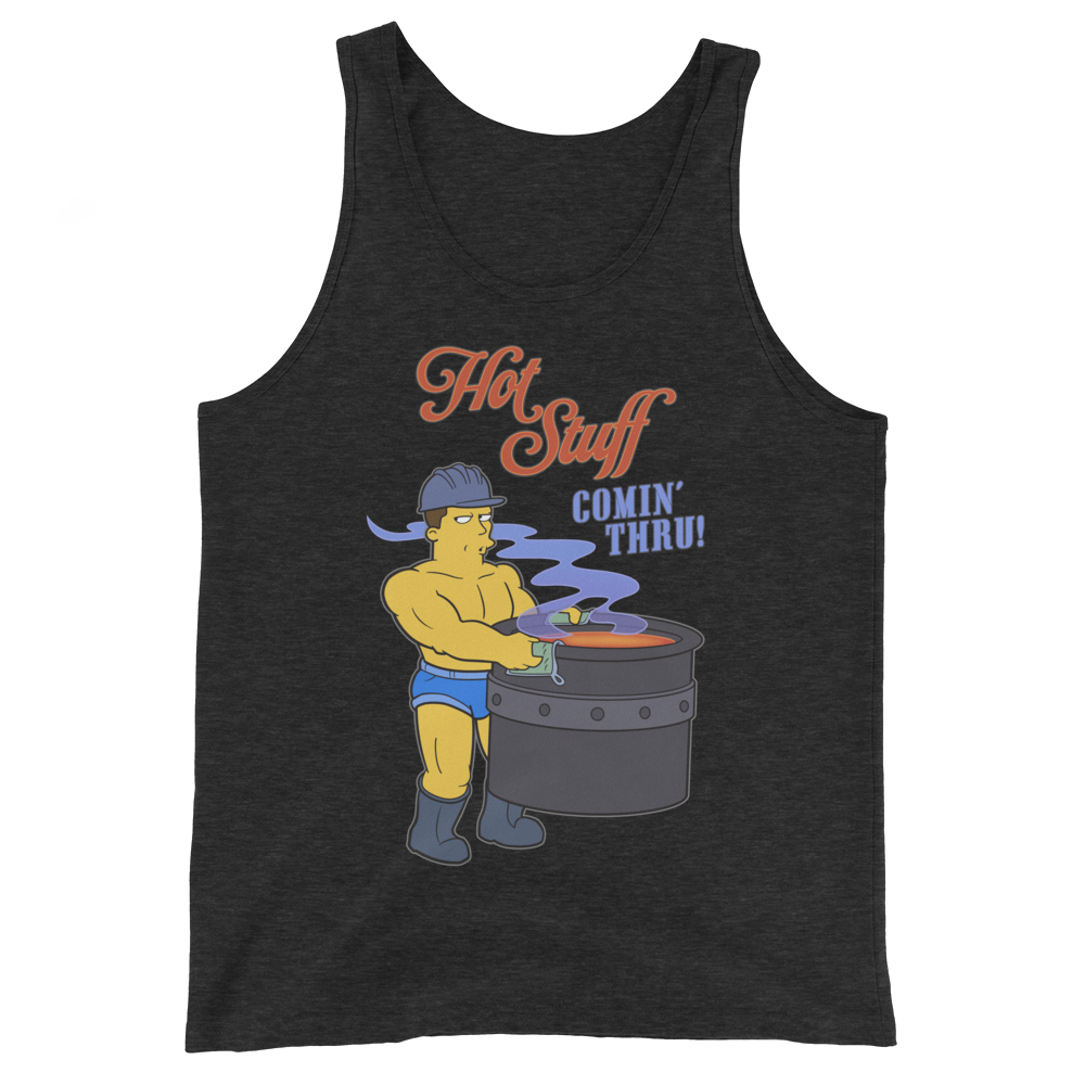 Hot Stuff Comin’ Thru (Tank Top)-Tank Top-Swish Embassy