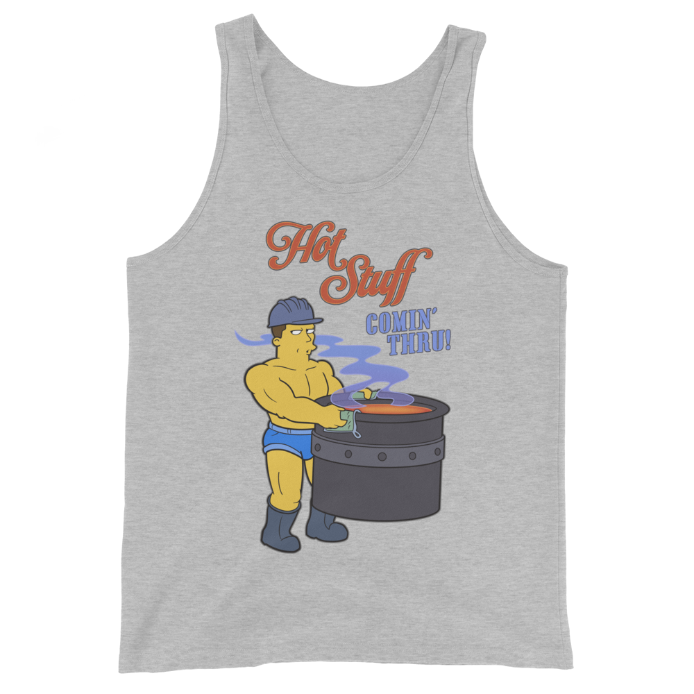 Hot Stuff Comin’ Thru (Tank Top)-Tank Top-Swish Embassy