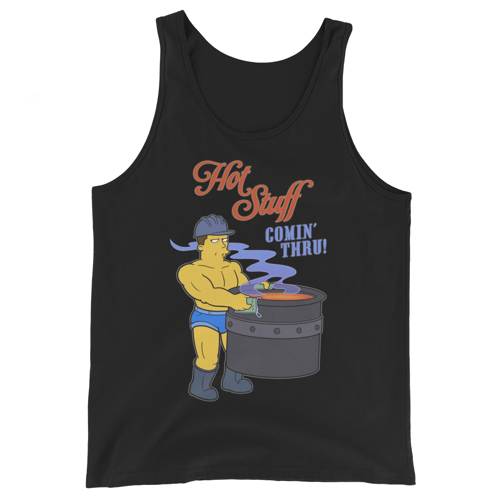 Hot Stuff Comin’ Thru (Tank Top)-Tank Top-Swish Embassy