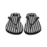 Houndstooth (Flip Flops)-Flip Flops-Swish Embassy