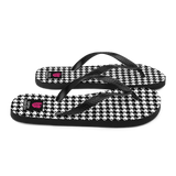 Houndstooth (Flip Flops)-Flip Flops-Swish Embassy