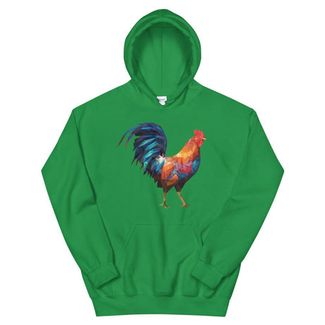 Huge Geometric Rooster (Hoodie)-Hoodie-Swish Embassy