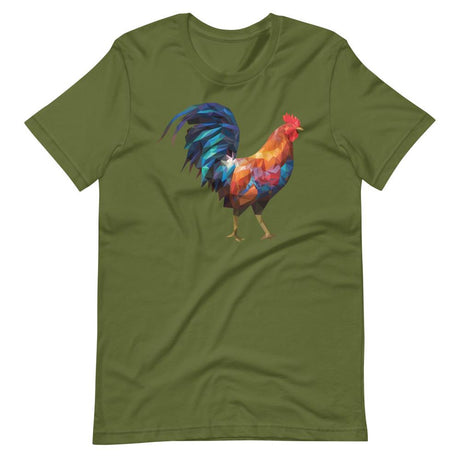 Huge Polygon Rooster-T-Shirts-Swish Embassy