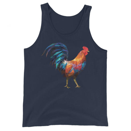 Huge Polygon Rooster (Tank Top)-Tank Top-Swish Embassy