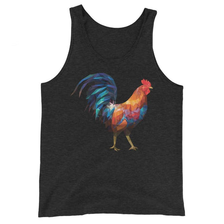 Huge Polygon Rooster (Tank Top)-Tank Top-Swish Embassy