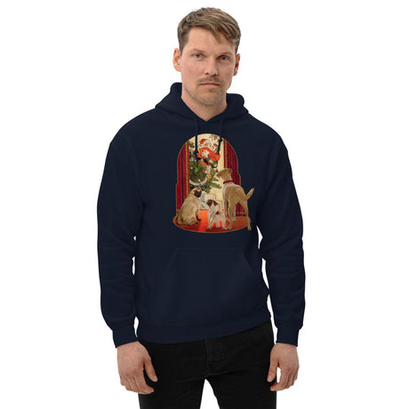 I Saw Daddy Kissing Santa Claus (Hoodie)-Christmas Hoodies-Swish Embassy