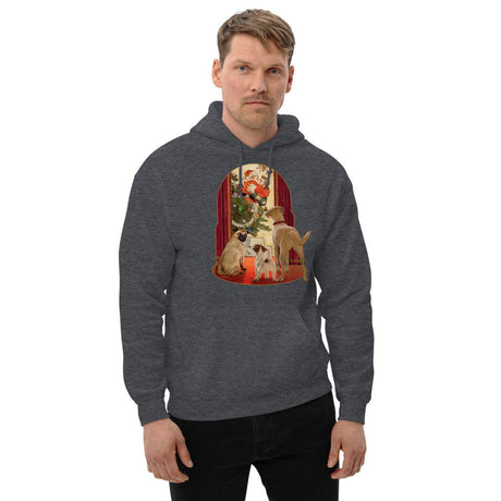 I Saw Daddy Kissing Santa Claus (Hoodie)-Christmas Hoodies-Swish Embassy