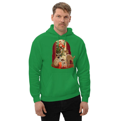 I Saw Daddy Kissing Santa Claus (Hoodie)-Christmas Hoodies-Swish Embassy