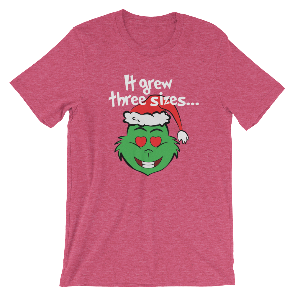 It Grew Three Sizes-Christmas T-Shirts-Swish Embassy
