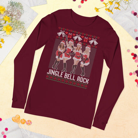 Jingle Bell Rock (Ugly Christmas)-T-Shirts-Swish Embassy
