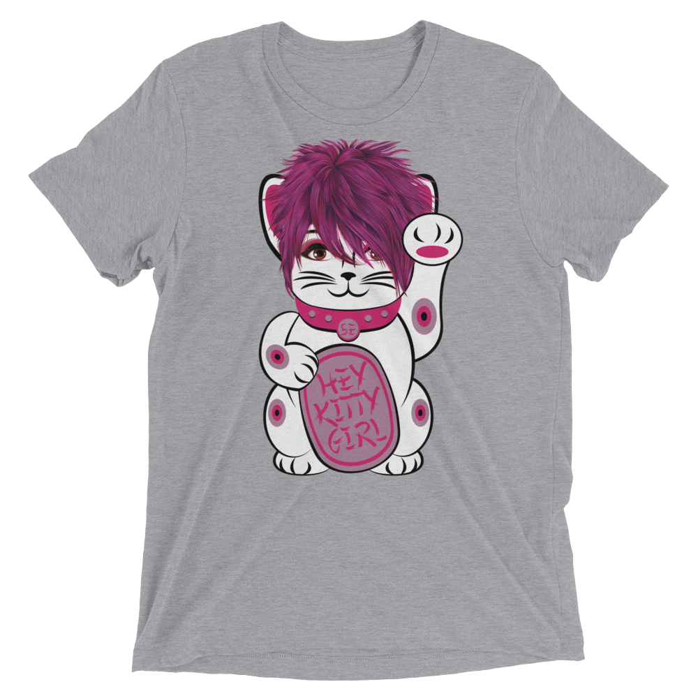 Kitty Girl (Retail Triblend)-Triblend T-Shirt-Swish Embassy