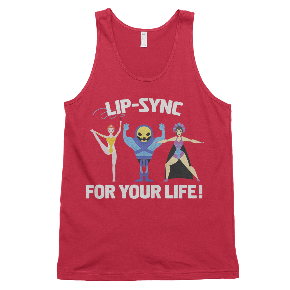 Lip-Sync For Your Life (Tank Top)-Tank Top-Swish Embassy