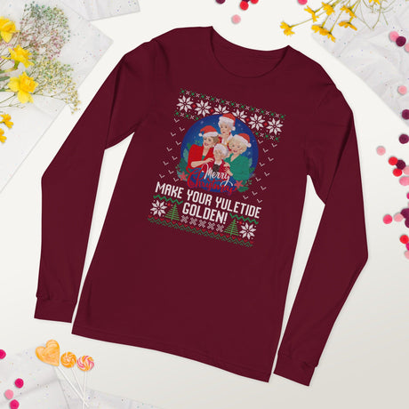 Make Your Yuletide Golden (Ugly Christmas)-T-Shirts-Swish Embassy