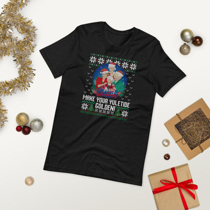 Make Your Yuletide Golden (Ugly Christmas)-Ugly Christmas Apparel-Swish Embassy