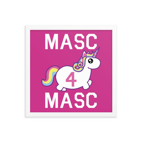 Masc4Masc (Framed poster)-Swish Embassy