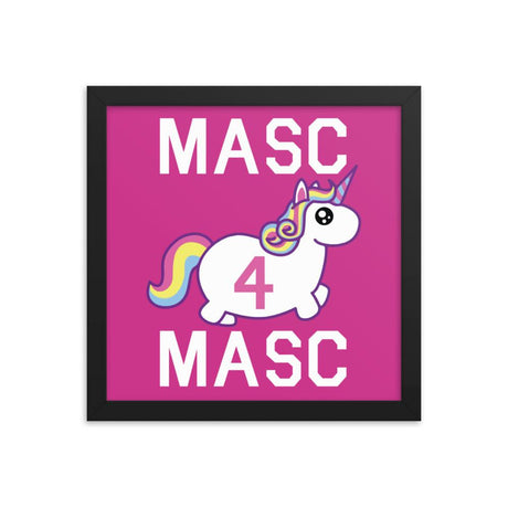 Masc4Masc (Framed poster)-Swish Embassy