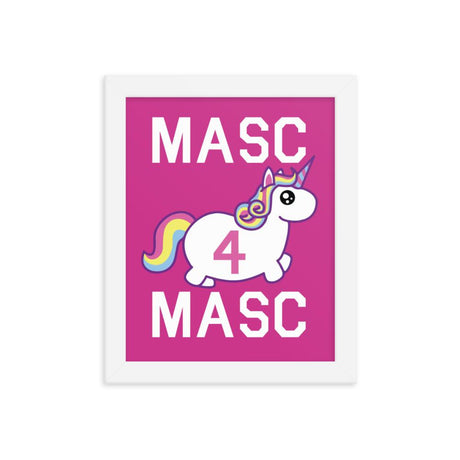 Masc4Masc (Framed poster)-Swish Embassy