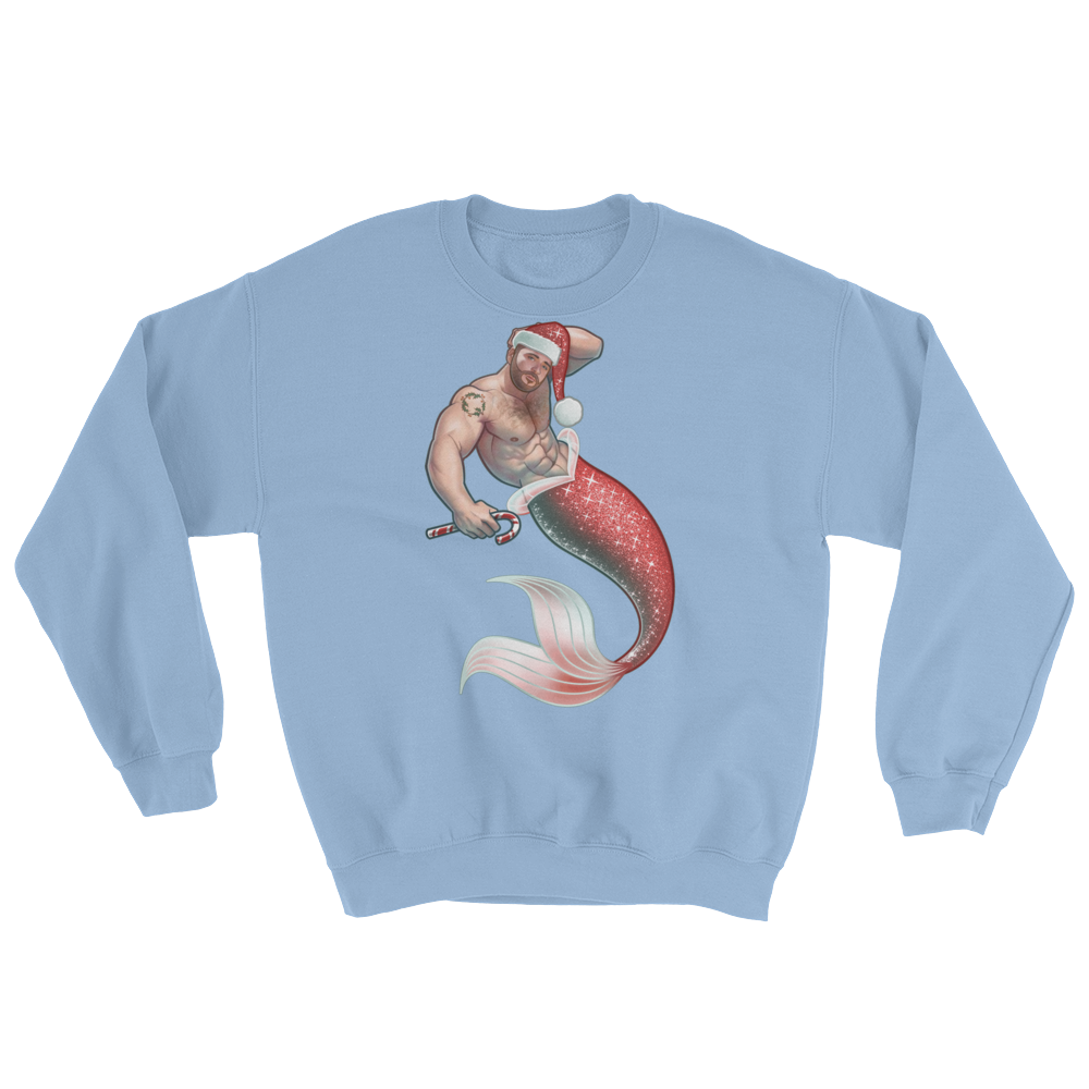 Merman Christmas (Long Sleeve)-Long Sleeve-Swish Embassy