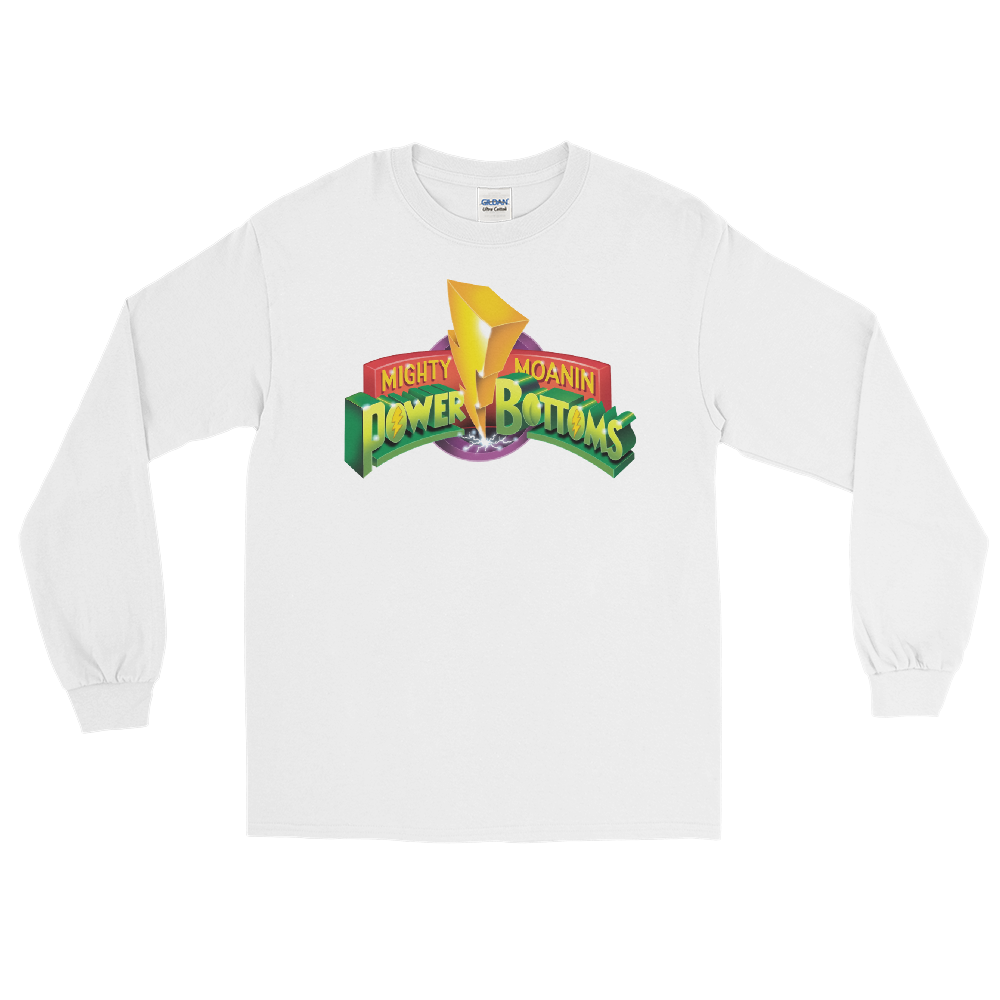 Mighty Moanin' Power Bottoms (Long Sleeve)-Long Sleeve-Swish Embassy