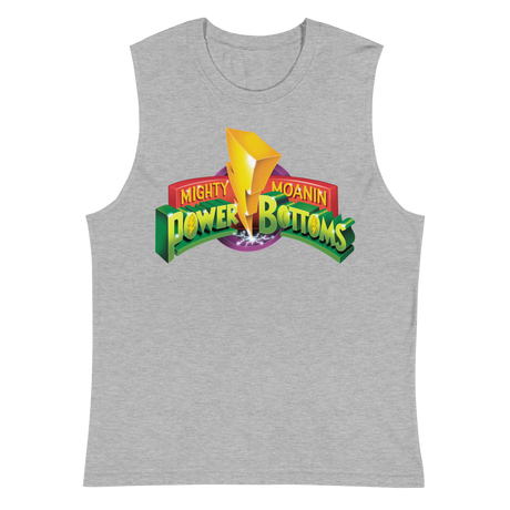 Mighty Moanin' Power Bottoms (Muscle Shirt)-Muscle Shirt-Swish Embassy