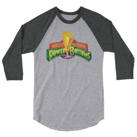 Mighty Moanin' Power Bottoms (Raglan)-Raglan-Swish Embassy