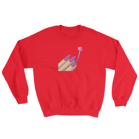 Nail Polish Emoji (Long Sleeve)-Long Sleeve-Swish Embassy