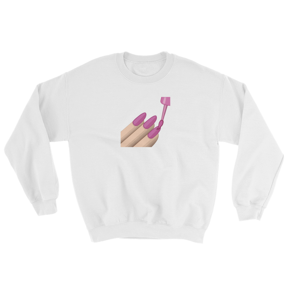 Nail Polish Emoji (Long Sleeve)-Long Sleeve-Swish Embassy