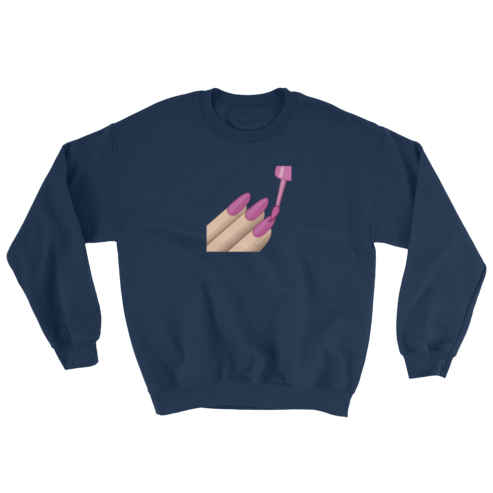 Nail Polish Emoji (Long Sleeve)-Long Sleeve-Swish Embassy