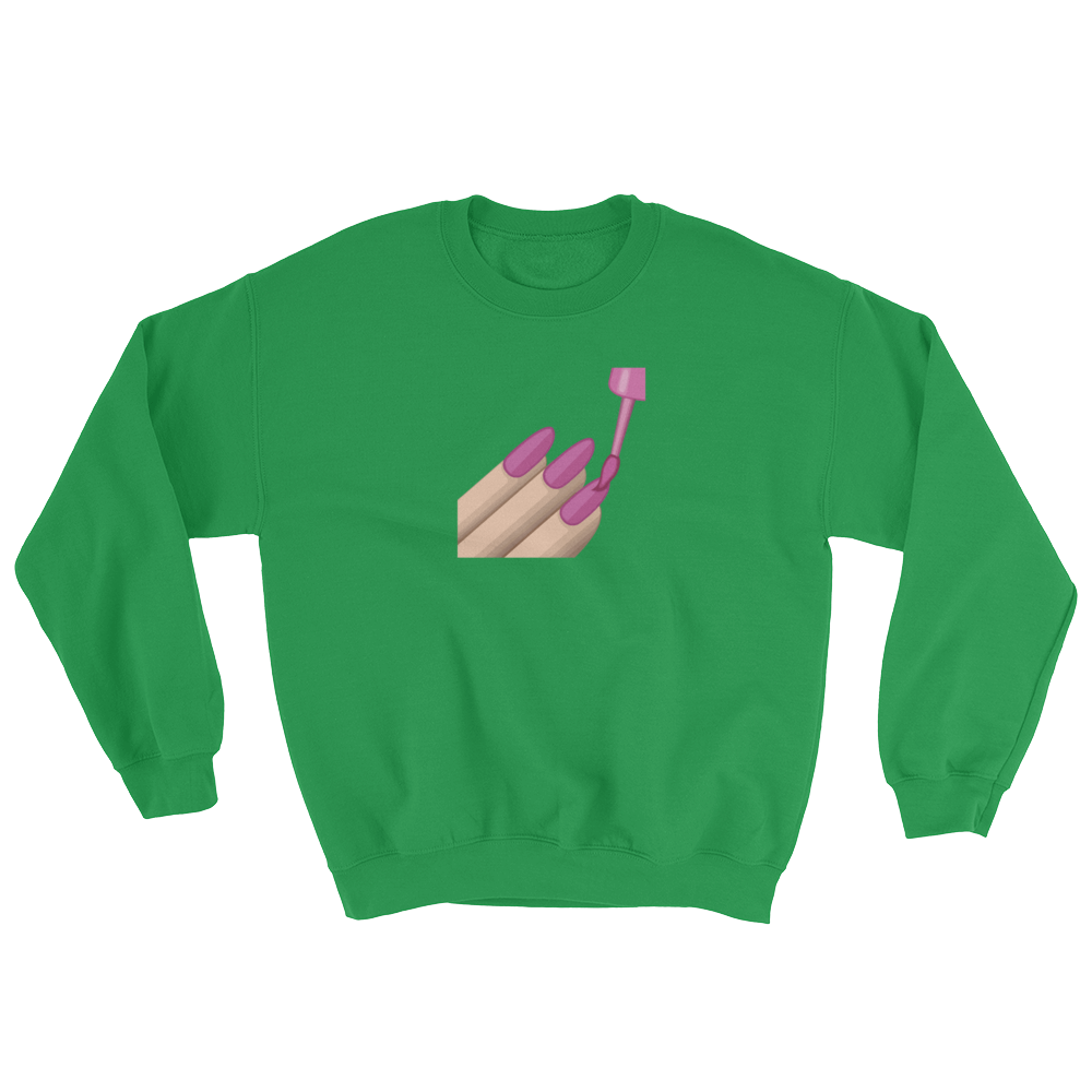 Nail Polish Emoji (Long Sleeve)-Long Sleeve-Swish Embassy