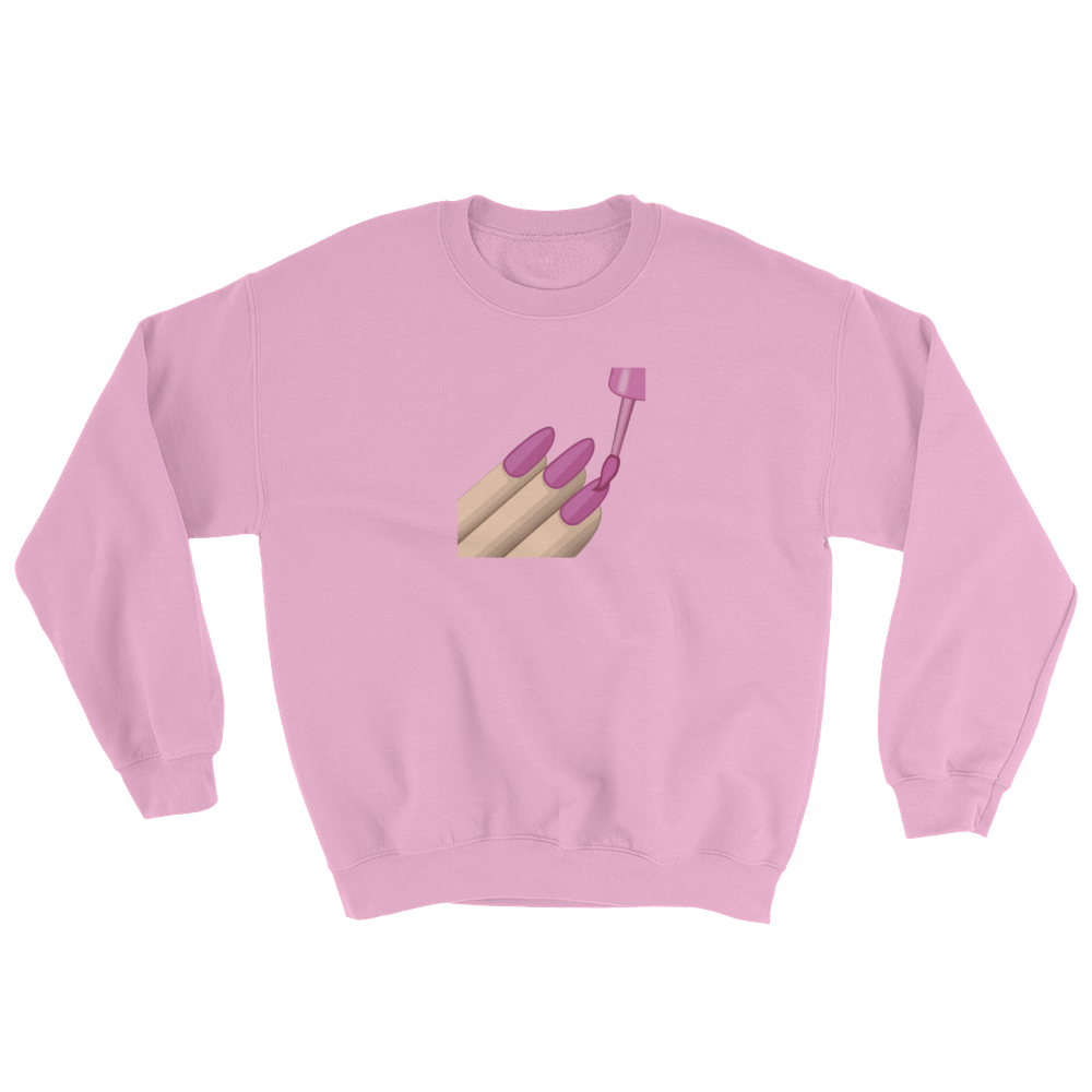 Nail Polish Emoji (Long Sleeve)-Long Sleeve-Swish Embassy