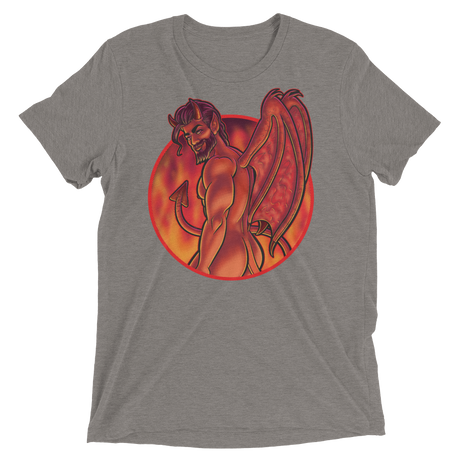 Not Today Satan (Retail Triblend)-Triblend T-Shirt-Swish Embassy