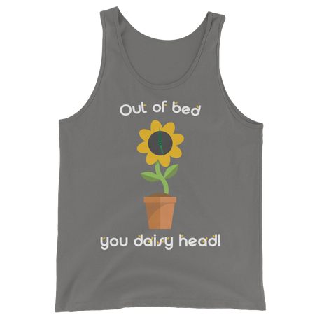 Out of bed you daisy head (Tank Top)-Tank Top-Swish Embassy