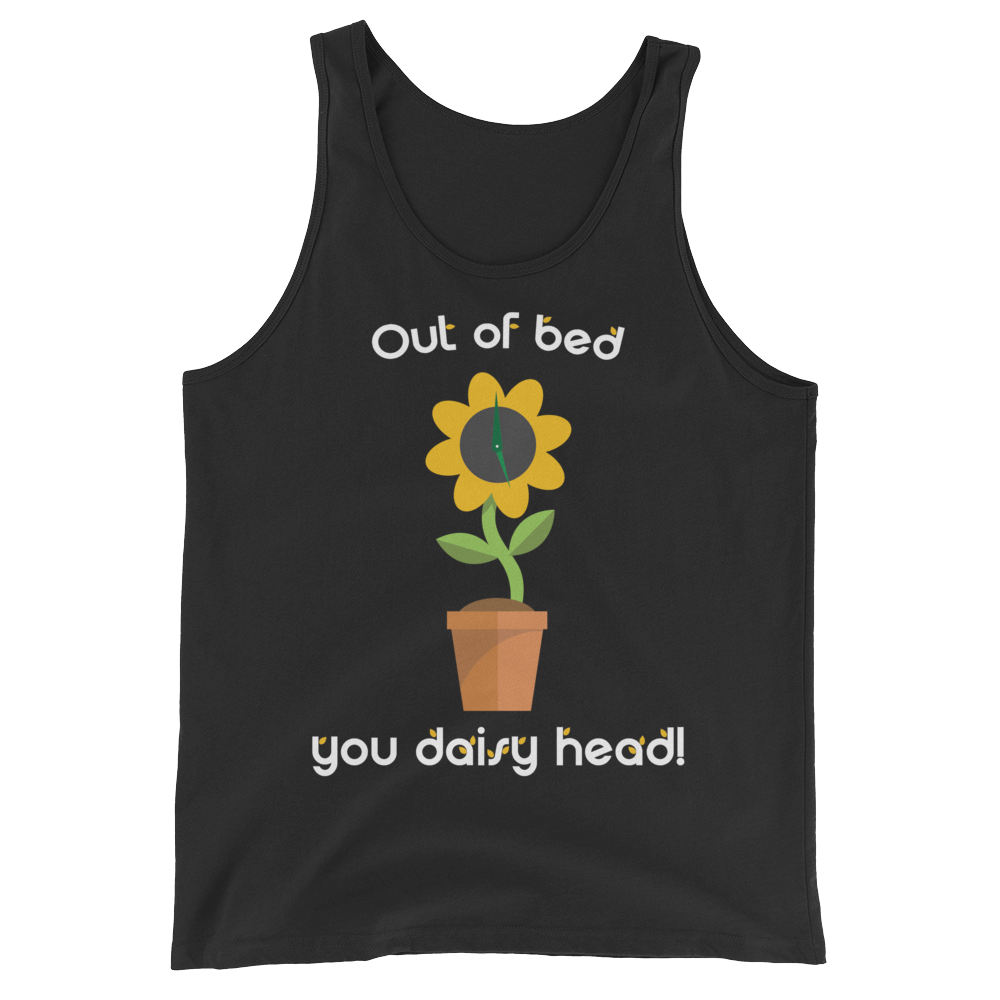 Out of bed you daisy head (Tank Top)-Tank Top-Swish Embassy