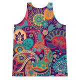 Paisley (Allover Tank Top)-Allover Tank Top-Swish Embassy