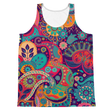 Paisley (Allover Tank Top)-Allover Tank Top-Swish Embassy