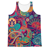 Paisley (Allover Tank Top)-Allover Tank Top-Swish Embassy