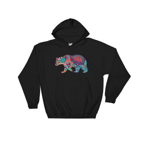 Paisley Bear (Hoodie)-Hoodie-Swish Embassy